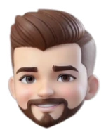 animated version of Matthew's face, made to appear as a sticker
